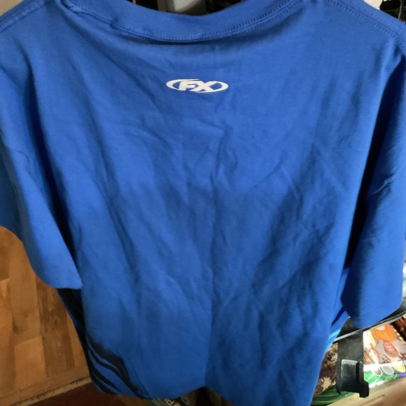 Yamaha Racing Blue Tee with White Logo - Picture 6 of 6